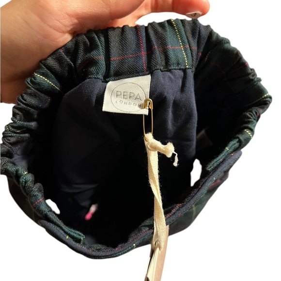 Pepa London Check Button Detail Bloomers - Picture 3 of 4